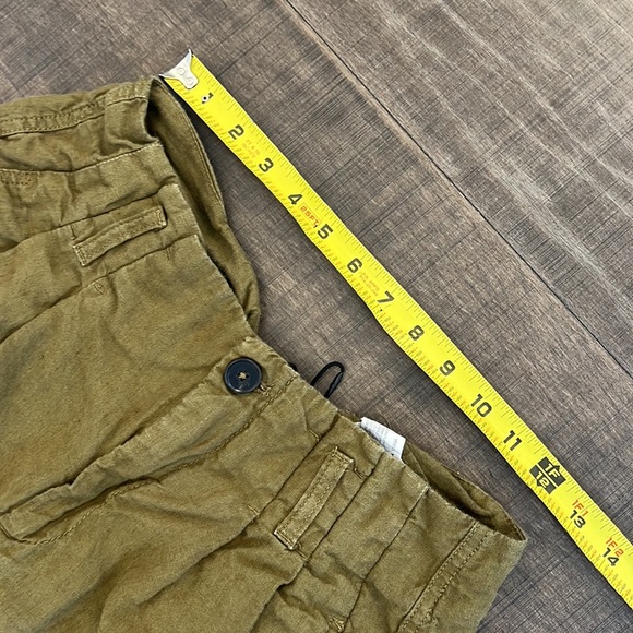 ZARA 100% LINEN CARGO OANTS SIZE S HIGH WAISTED - Picture 6 of 16